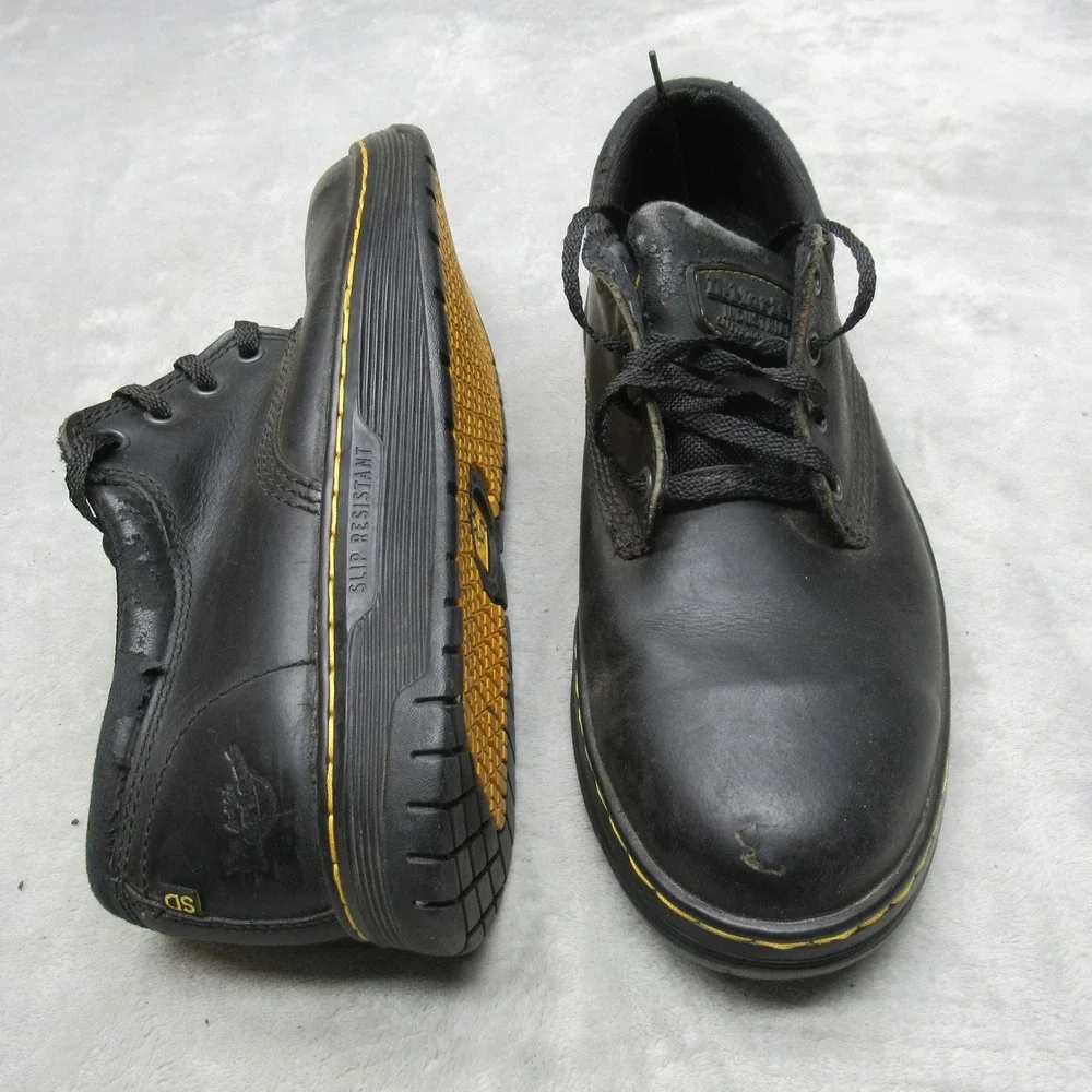 Dr Martens‎ Industrial Boots Unisex M9 W10 Black Steel Toe Slip Resistant Work